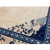 Beige 1890s Tan Beige Medallion Birds Antique Chinese Peking Rug 15'3'' X 17'4'' Knotted Wool Carpet For Sale - Image 8 of 8