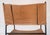 Mid Century Modern Style Metal and Leather Rocking Chair For Sale - Image 9 of 13