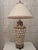 Scallop Seashell & Silverplate Table Lamp With Silk Shantung Shade For Sale - Image 9 of 12
