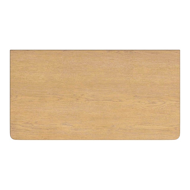 Wood Lennon 34 in. W Rectangular Wood 3 Drawer Rounded Leg Dresser, Light Natural Wood For Sale - Image 7 of 8