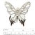 1990s John Hardy Estate Ladies Butterfly Brooch & Scarf Clip Rhodium Plated For Sale - Image 4 of 6