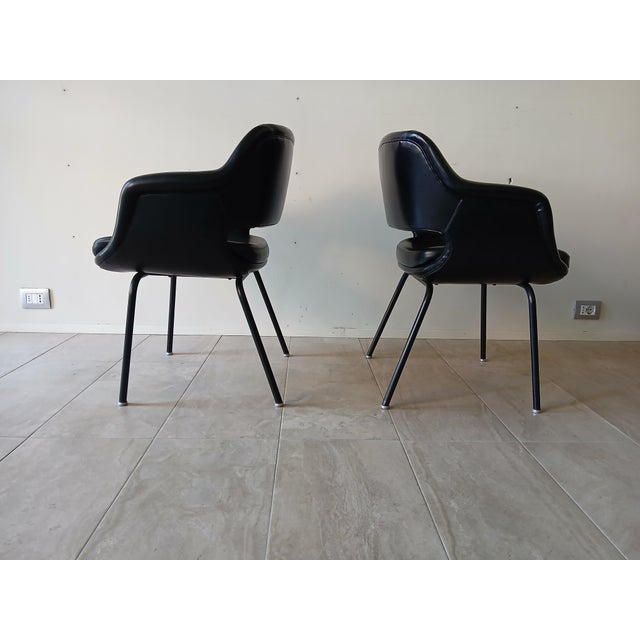 Metal Kilta Armchairs by Olli Mannermaa for Cassina, 1950s, Set of 2 For Sale - Image 7 of 18