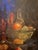 Mid-Century Modern Moody Vintage Oil Still Life – Old World Style For Sale - Image 3 of 12