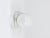 Bauhaus White Double Sconce by Wilhelm Wagenfeld, Germany, 1950s For Sale - Image 9 of 17