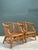 Chocolate Vintage Trellis Rattan Lounge Chairs - A Pair For Sale - Image 8 of 12