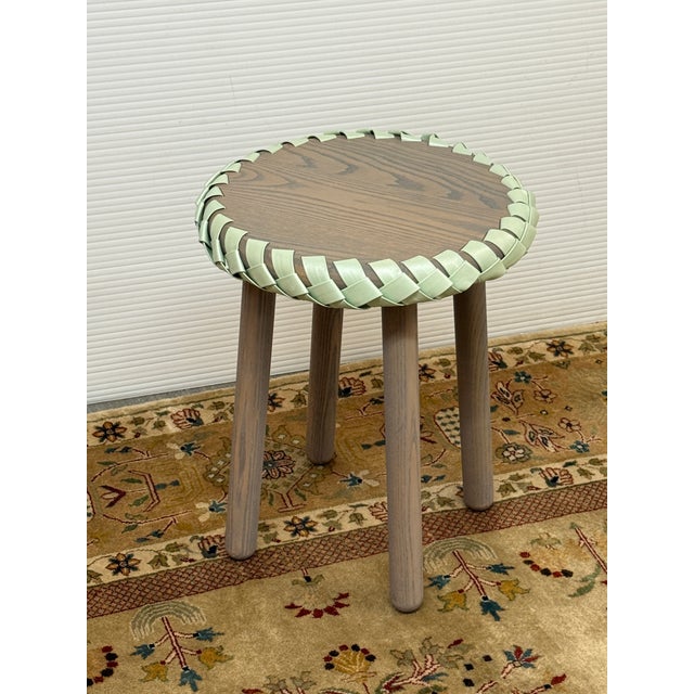 Wood Debra Folz for Cool Hunting Braided Stool For Sale - Image 7 of 12