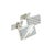 Silver 1990s Pair of Georg Jensen Estate Sterling Silver Cufflinks 17.20 Grams For Sale - Image 8 of 9