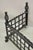Antique Gothic Wrought Iron Spiral Twist 56" Fireplace Mantel Fender Surround For Sale In Philadelphia - Image 6 of 10