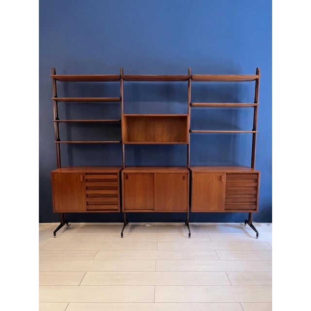 Modular Teak Bookcase, 1960s For Sale - Image 13 of 13