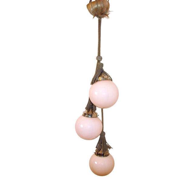 Art Deco Chandelier, 1920s For Sale