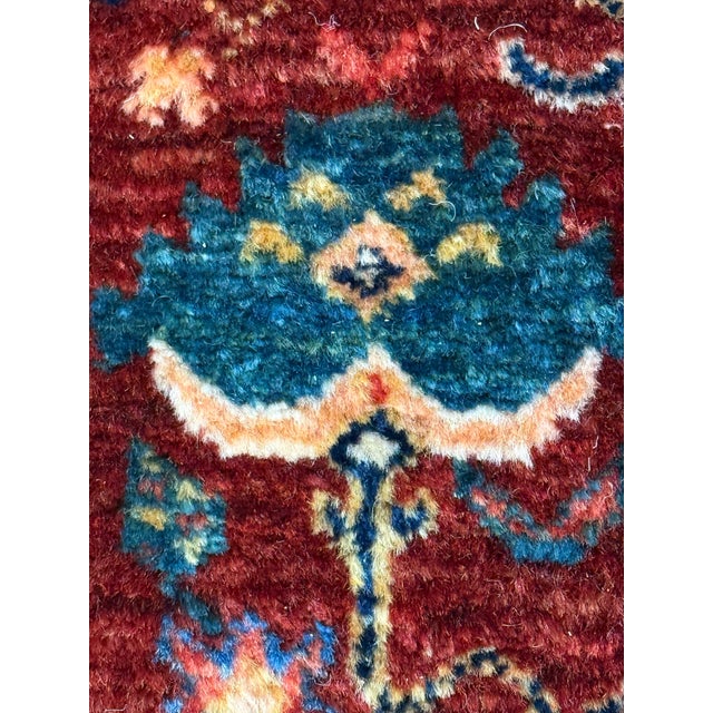 3ft1in × 9ft4in Hand Knotted Wool Runner, Vintage For Sale - Image 11 of 12