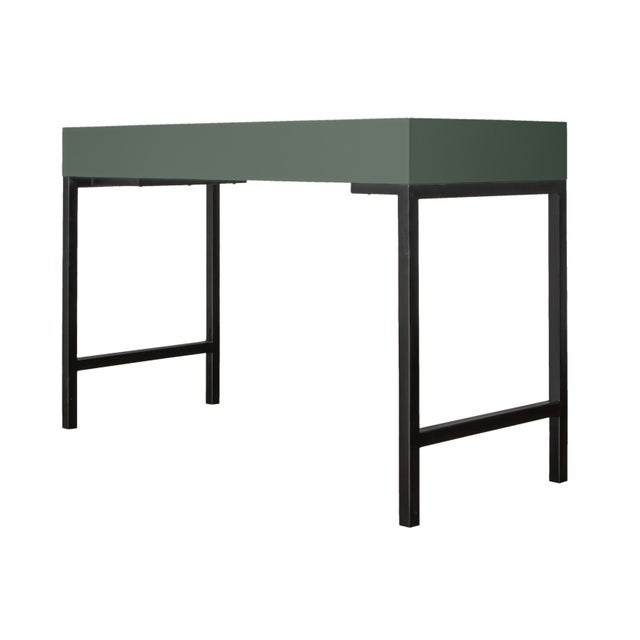 Maple Writing Desk - Evergreen For Sale In West Palm - Image 6 of 8