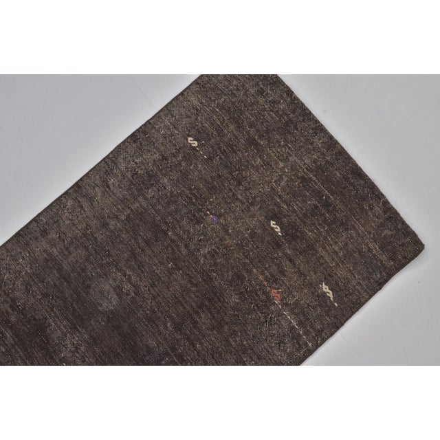 1960s Vintage Anatolian Organic Kilim Runner For Sale - Image 5 of 10