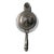 Victorian Late 20th Century Large Victorian-Style Silverplate & Cut-Glass Claret Jug, 12.75" Tall For Sale - Image 3 of 7