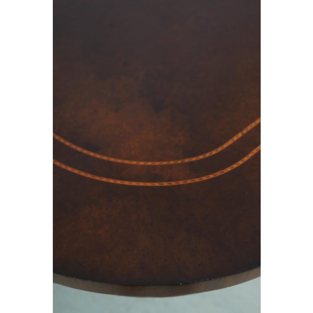 Maitland Smith Mahogany Inlaid Double Pedestal Dining Table For Sale In Philadelphia - Image 6 of 18