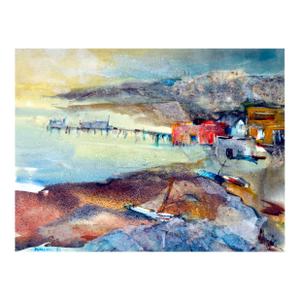 China Camp State Park San Rafael Original Watercolor by Francis Morrow