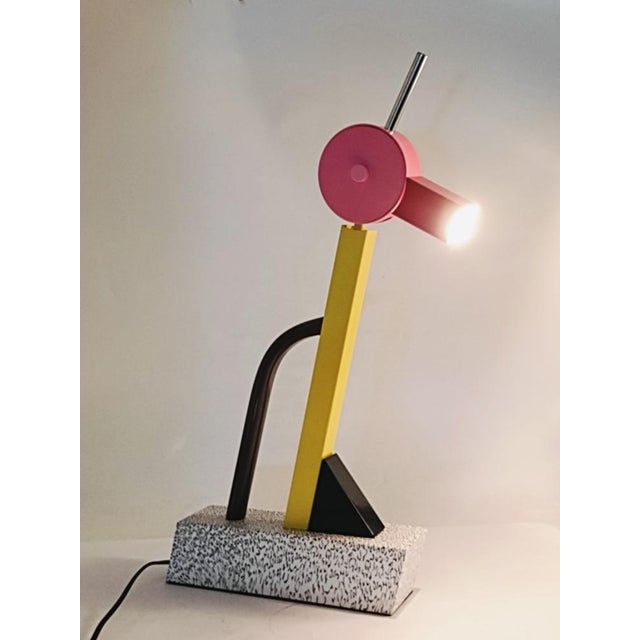 Ettore Sottsass Tahiti Table Lamp by Ettore Sottsass for Memphis Milano, Italy, 1981 For Sale - Image 4 of 10