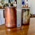 Copper Vintage Copper Mug & Silverplate Tankard Set – Copper Fire Patina-Tavern For Sale - Image 8 of 10