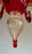 Red, Gold Neoclassical Murano Glass Chandelier 1960s For Sale - Image 12 of 12