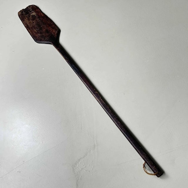 Wood Antique Wooden Shovel/Paddle, Japan, 1890s For Sale - Image 7 of 10