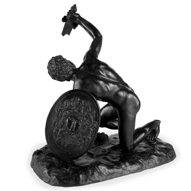 Bronze Statue of a Gladiator Tommaso Campajola, 1920s For Sale - Image 9 of 11