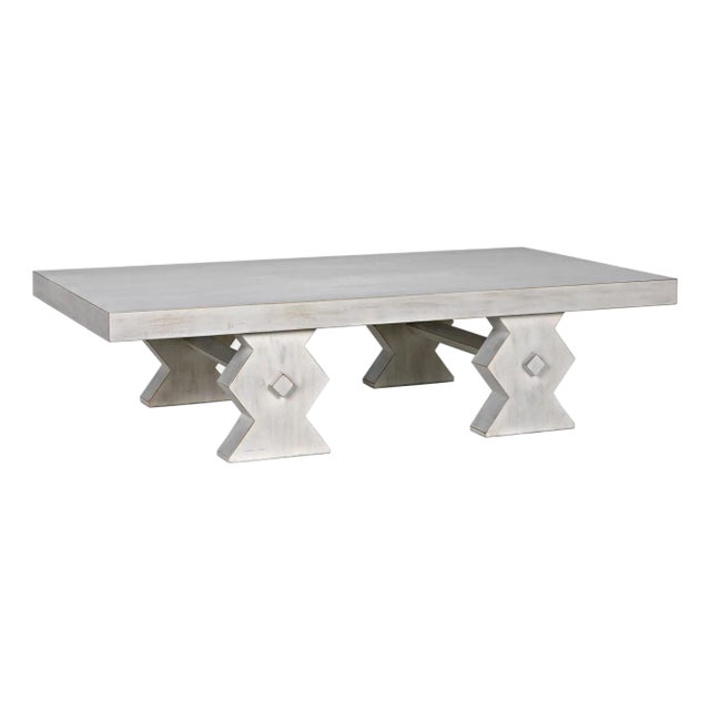 NOIR Suzu Coffee Table, White Wash For Sale