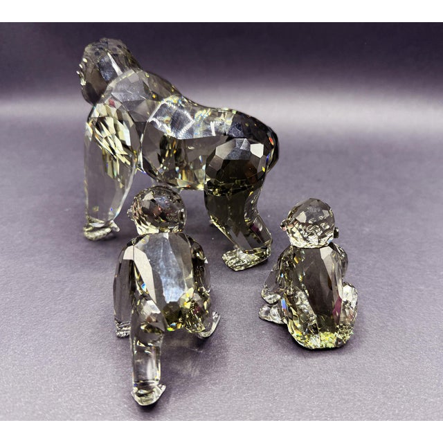 SCS Annual Edition 2009 Gorillas Family from Swarovski, Set of 3 For Sale - Image 15 of 18