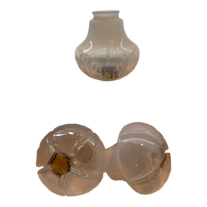 1960s 3 Hand-Blown Glass Shades for Mazzega by Carl Nason Mid-Century