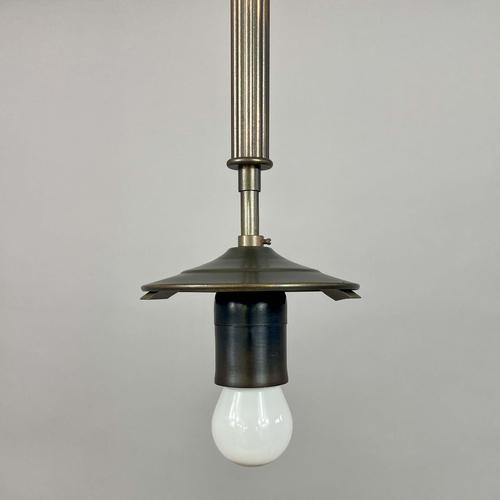 Art Deco Opaline Glass Pendant by Christian Bergh, Sweden 1930s For Sale - Image 9 of 15
