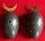 Johan Meijerink (Dutch 1948 - 2011) Modernist Bronze Ovoid Egg Wall Sculptures With Crescent Finials - A Pair For Sale - Image 12 of 14