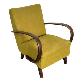 Czechoslovak Art Deco Type C Armchair by Jindrich Halabala, 1930s For Sale