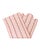 Art Deco Misette Monaco Stripe Embroidered Linen Runner, Pink For Sale - Image 3 of 3