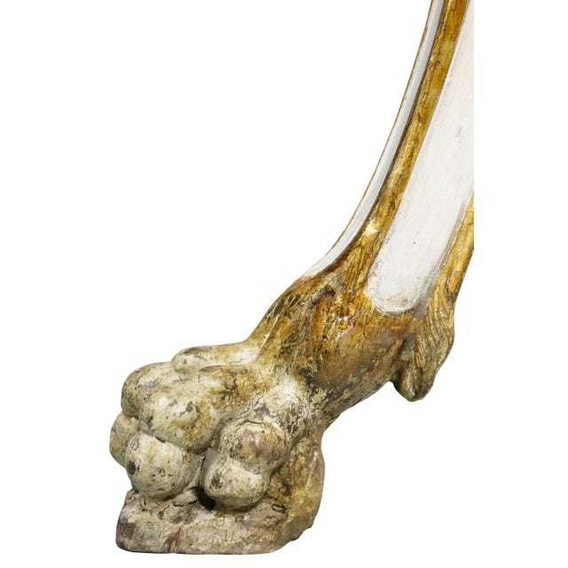 Swedish Neoclassical Giltwood and Painted Torchere - a Pair For Sale - Image 9 of 10