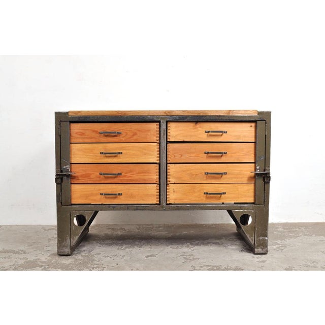 Industrial Chest of Drawers, 1950s For Sale - Image 14 of 14