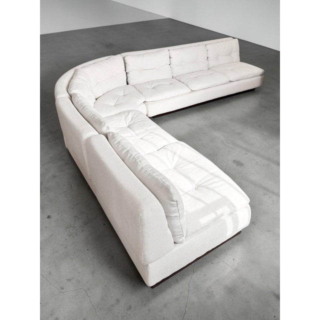Modular Sofa in Ecru Bouclé Linen from Saporiti Italia, 1970 For Sale - Image 14 of 14