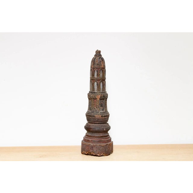 Asian 18th Century Carved Burmese Stupa For Sale - Image 3 of 10