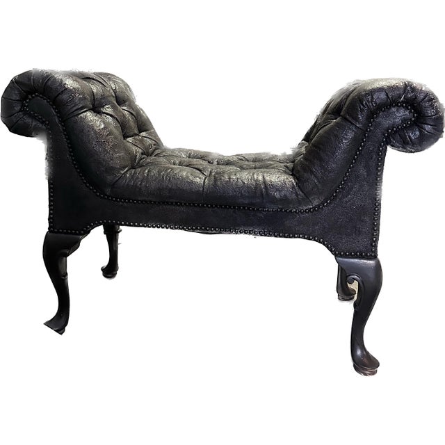Contemporary Vintage Window Bench For Sale - Image 3 of 3