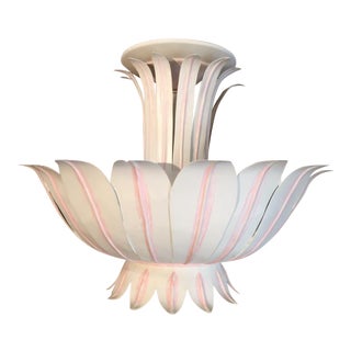 1940s Vintage Metal Ceiling Light For Sale