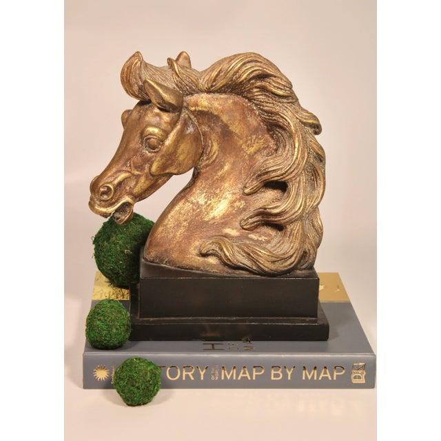 Vintage English Traditional PapierMâché Horse Head Sculpture Chairish