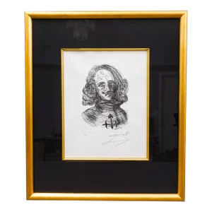 Salvador Dali Signed Velazquez Etching Immortals of Art Artist Edition Ea