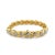 Mid-Century Modern 1990s 18k Two-Tone Gold Link Bracelet With Textured Finish and 1.30ctw in Diamonds For Sale - Image 3 of 6