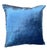 This pillow features a dual-sided design with a lush, blue velvet on one side, exuding elegance and softness, while the...