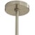 Contemporary Contemporary Arteriors Brushed Nickel and Glass Nala Pendant For Sale - Image 3 of 6
