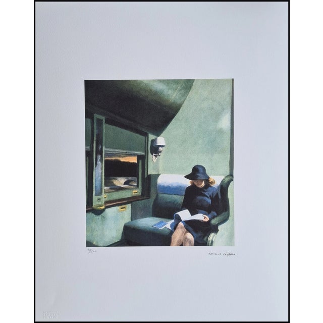 After Edward Hopper, Compartment, 1990s, Ink and Pencil and Paper For Sale - Image 9 of 9