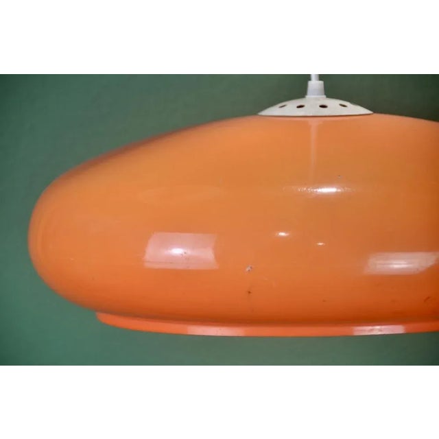 Orange Plastic Lamp, 1970s For Sale - Image 6 of 14