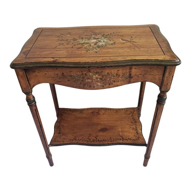 Bradburn Home Solid Pine Painted Accent Console Table For Sale