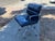 Mid-Century Modern Vintage Soft Pad Management Aluminum Leather Desk Chair Attributed to Herman Miller For Sale - Image 3 of 12