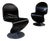 Mid-Century Modern System 123 Dining Chairs by Verner Panton for Fritz Hansen, 1960s, Set of 2 For Sale