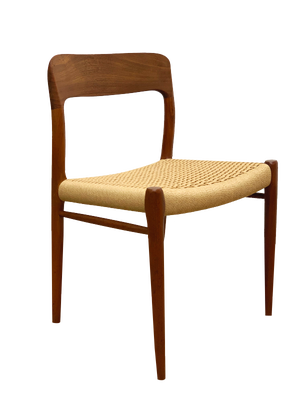 Mid-Century Danish Model 75 Chair in Teak by Niels O. Møller for J.L. Moller, 1950s
