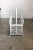 Wood 1960s Coastal Bent Bamboo Magazine Rack in White For Sale - Image 7 of 8